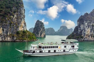 Ninh Binh: 3-dages krydstogt i Halong-bugten og Lan Ha-bugten med måltider
