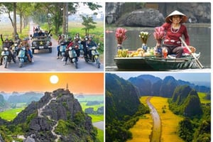 Ninh Binh Jeep Tours fra Hanoi: JEEP - BÅD - DAGLIGLIV