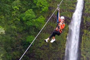 Hawaje: Big Island Hilo Zipline Tour