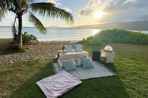 Honolulu: picnic di lusso e pittura su una spiaggia appartata