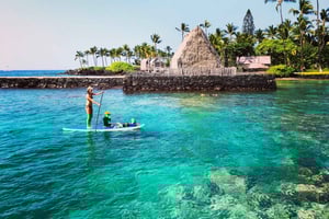 カイルア湾：スタンドアップパドルボードのレッスンまたはツアーをご案内します