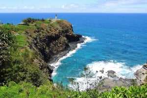 Tour del nord-est di Kauai, crociera sul fiume Fern Grotto e faro