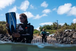 Kauai: Tauchen an der Küste von Koloa Landing, Poipu