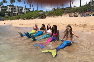 Lahaina: Geführte Meerjungfrauen-Schnorcheltour mit dem Unterwasserscooter