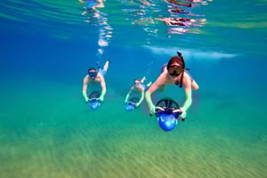 Wailea Beach: Guidet snorkeltur med havscooter