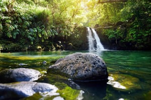 Costa norte de Maui: paseo guiado por la selva tropical y las cascadas
