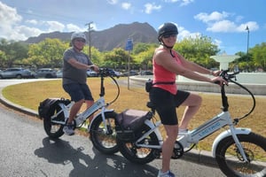 Oahu : balade en vélo électrique à Honolulu et randonnée à Diamond Head