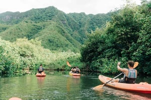 Oahu: Kahana Rainforest River 4-Hour Kayak Rental