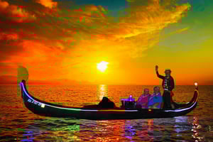 Oahu: Gondoliristeily juomineen ja leivonnaisineen.