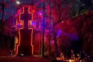 Oahu: Ninja-äventyrsbana på natten