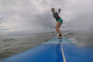 Oahu, den nordlige kyst: Surf-lektion