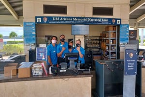 USS Arizona Commander's berättade multimedia-tur - 23 stopp