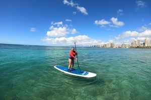 Waikiki: lezioni di stand up paddle per famiglie, private e di gruppo
