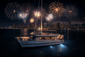 Waikiki nytårsfejring på krydstogtskib