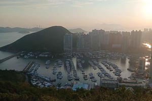 Atardecer en Hong Kong Caminata por Brick Hill en Aberdeen