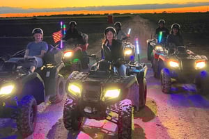 Houston TX 45-Minute Night ATV Riding with Photos Included