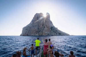 San Antonio: Es Vedrà, Formentera – wycieczka z jedzeniem i napojami