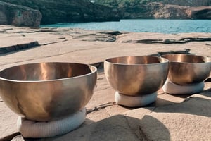 Ibiza: Privat ljudbad med sjungande skålar och avkoppling