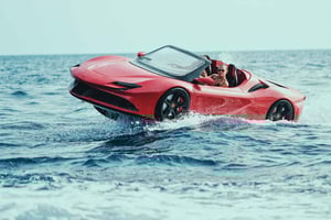 Excursie in JetCars - Supersportwagen SVJ of SF90 Water op Ibiza