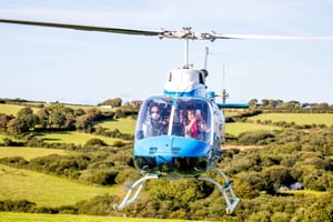 Cornwall: Hubschrauberflug ab St. Ives
