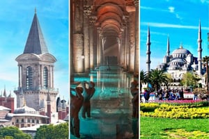 Istanbul Combo:Topkapi Palace,Basilica Cistern & Blue Mosque