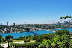 Istanbul: Europe and Asia Tour By Bus And Bosphorus Cruise