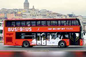 Istanbul: Hop-On Hop-Off Sightseeing Bus with Audio Guide