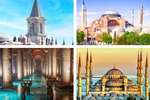 Istanbul: Topkapi, Hagia Sophia, Basilica & Blue Mosque Pass