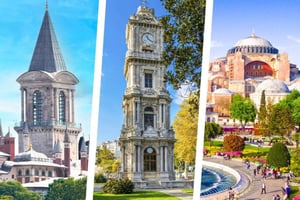 Topkapi Palace, Dolmabahce Palace, Hagia Sophia Combo Ticket