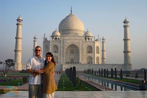 Visite d'une journée privée du Taj Mahal depuis Jaipur avec déjeuner 5 étoiles