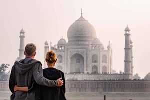 Au départ de Jaipur : visite guidée privée d'une journée au Taj Mahal et à Agra