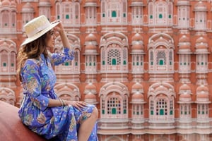 Jaipur: Amber Fortin koko- tai puolipäiväinen opastettu kiertoajelu autolla