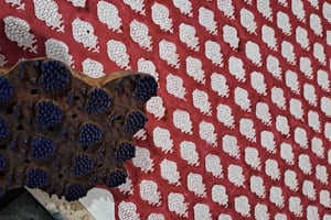 Jaipur: Verksted for blokktrykk i Bagru med lokale håndverkere