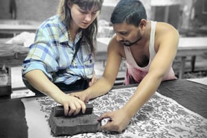 Jaipur: Bagrun kylän laattapainatuspaja