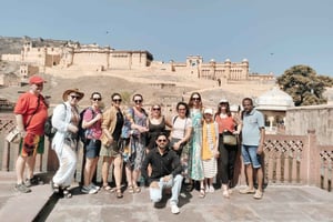 Jaipur: Jaipur e Amber Fort Tour guidato di mezza giornata o di un giorno intero