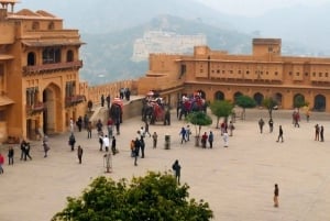 Excursão de um dia na cidade rosa de Jaipur com guia