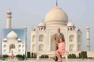 Viagem privada de um dia ao Taj Mahal em Agra com bilhete de entrada