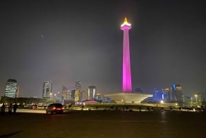 Jakarta: Private geführte Sightseeing & Street Food Night Tour