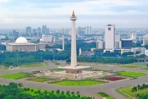 Jakarta : Private Tour durch die Stadt mit Mittagessen und Souvenir