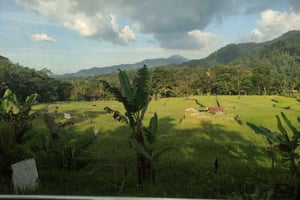 Jakarta: Active Volcano, Waterfall &beautiful local village