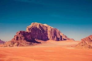 Fra Jerusalem: Petra, Wadi Rum og Aqaba 2-dagers glampingtur