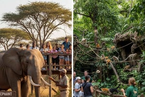 From Johannesburg: Elephant and Monkey Sanctuary Day Trip
