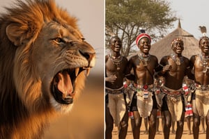 Johannesburg Lion Park and Lesedi Cultural Village