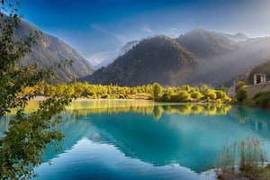 Almaty: dagtrip naar het Issyk-meer, de Bear Waterfall en een forellenkwekerij