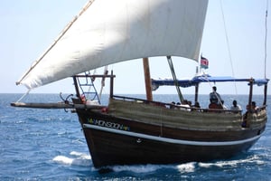 Diani Beach: Kisite Marine Park Dhow & Snorkeling with Lunch