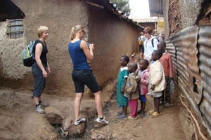 Kibera Slum Bomas of Kenya i kolacja w Carnivore Nairobi