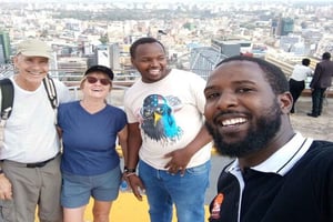 Nairobi centrum og byrundtur til fods