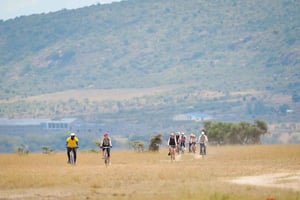 Nairobi: Guidet cykelsafari med transport og måltid