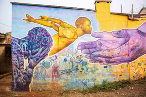 Nairobi: Kibera Street Art Tour med lokale kunstnere