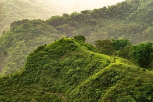 Nairobi: wędrówka z przewodnikiem po Ngong Hills z opcjonalną tyrolką